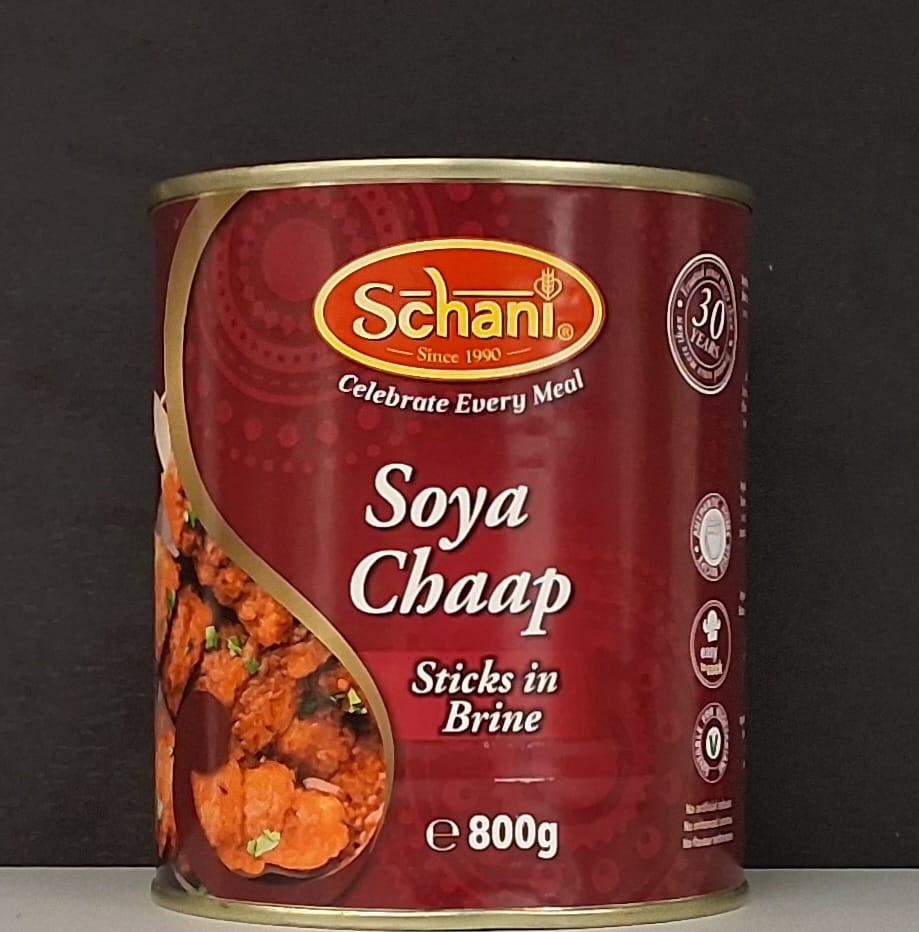 SOYA CHAAP (IN BRINE) 800 GM - SCHANI