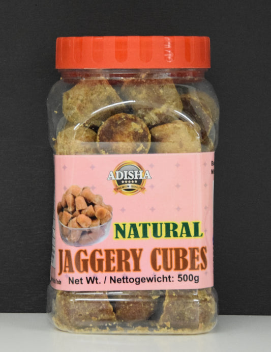 ADISHA JAGGERY CUBES IN JAR 500 GM