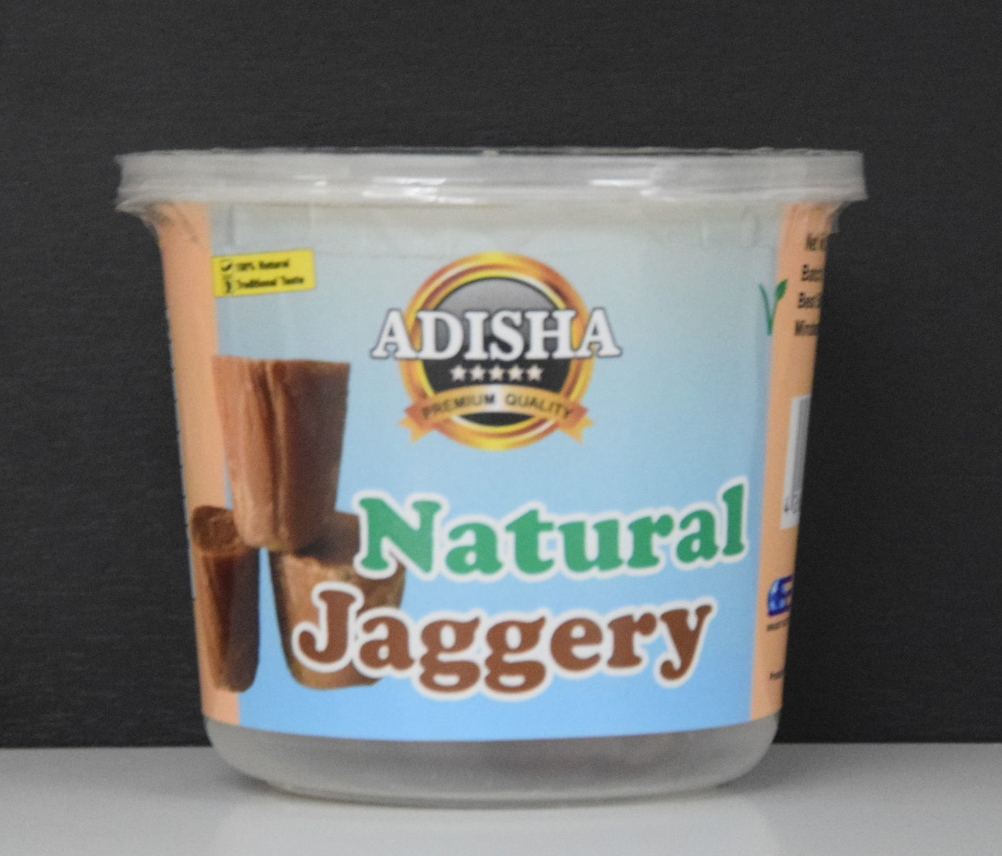 ADISHA NATURAL KOLHAPURI JAGGERY (BROWN) 450 GM BLOCK