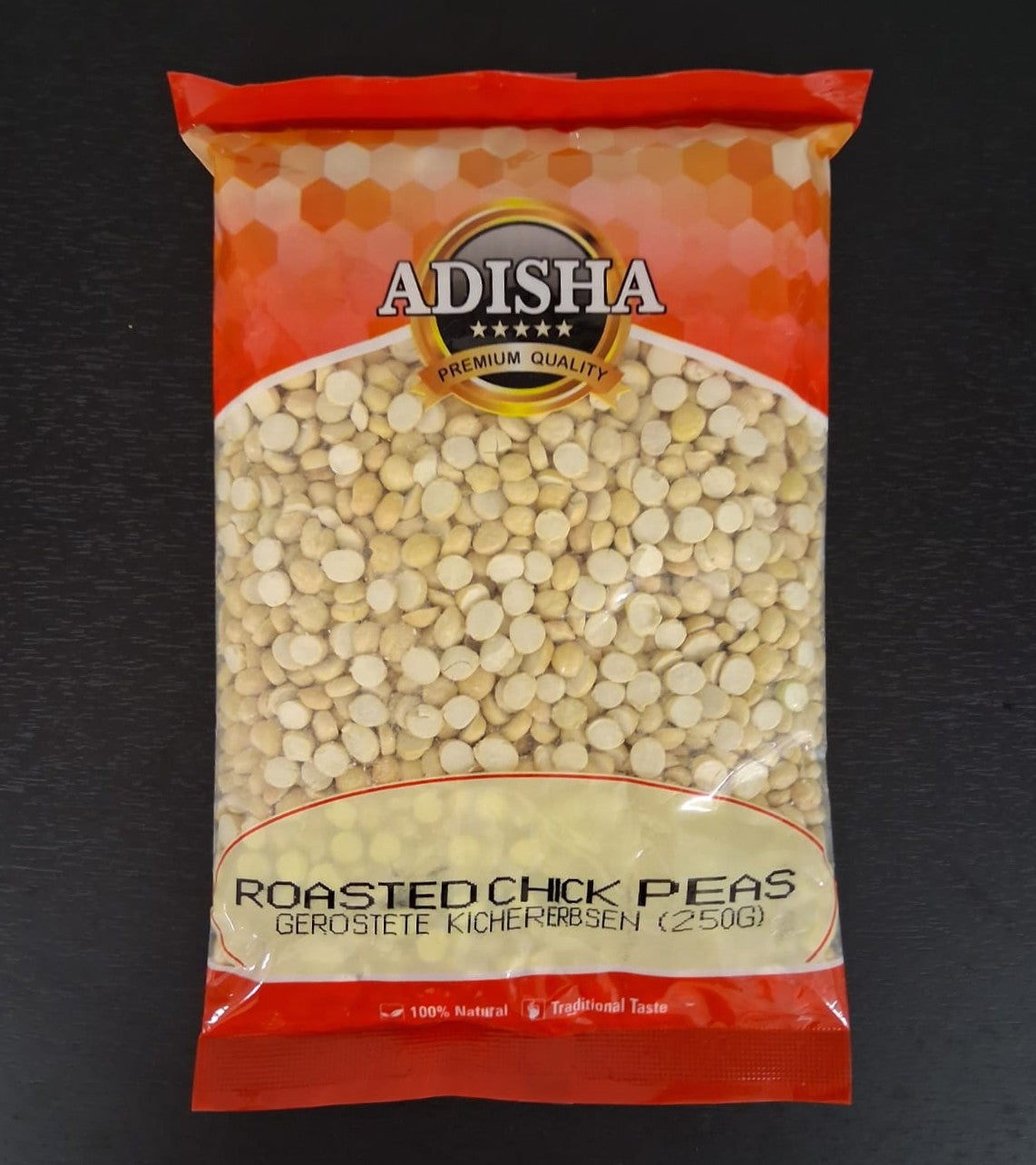 ADISHA ROASTED CHICK PEAS (DARIA) SPLIT 250 GM
