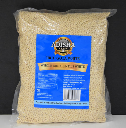 ADISHA URID WHOLE (GOTA) WHITE 1 KG