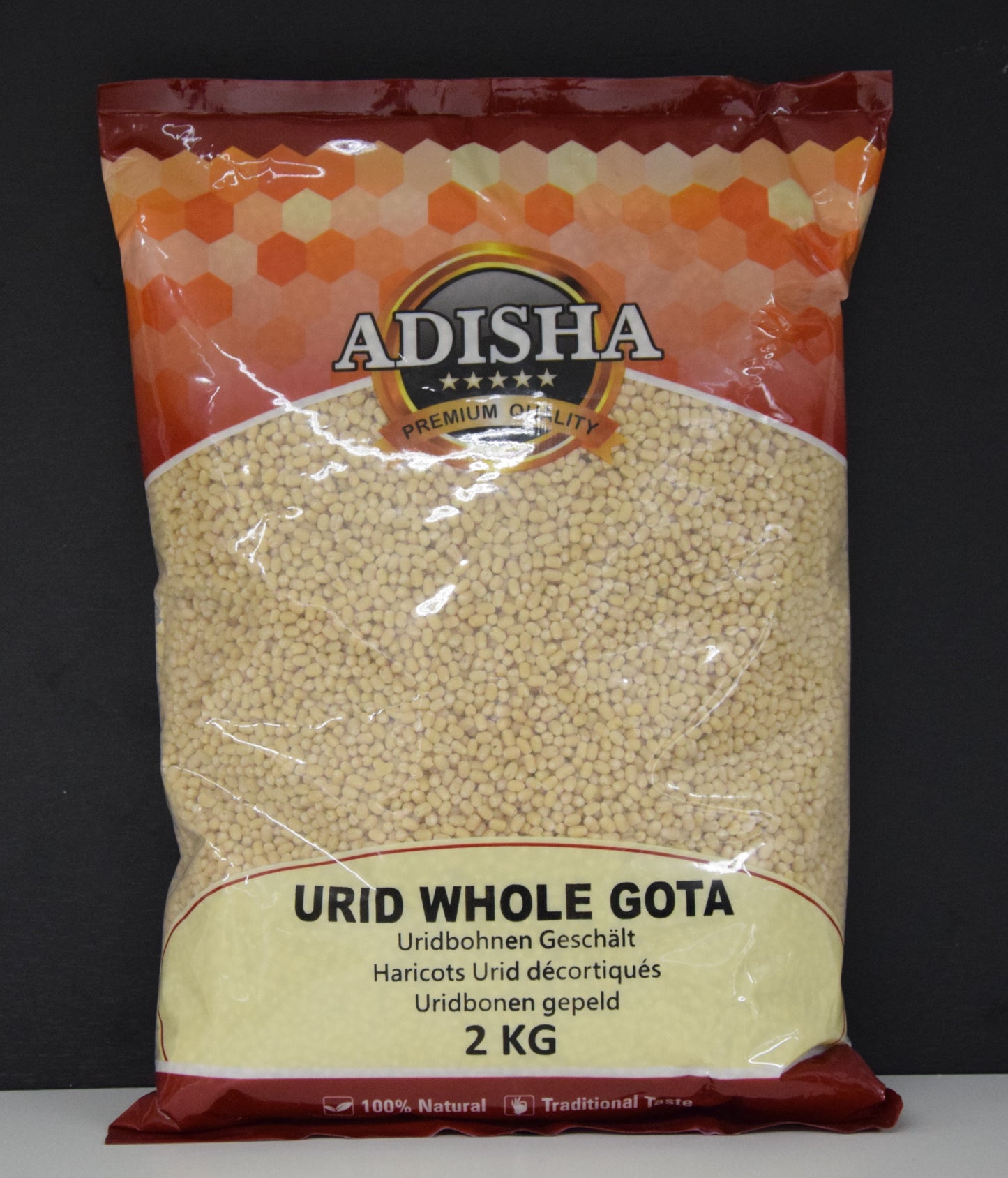 ADISHA URID WHOLE (GOTA) WHITE 2 KG