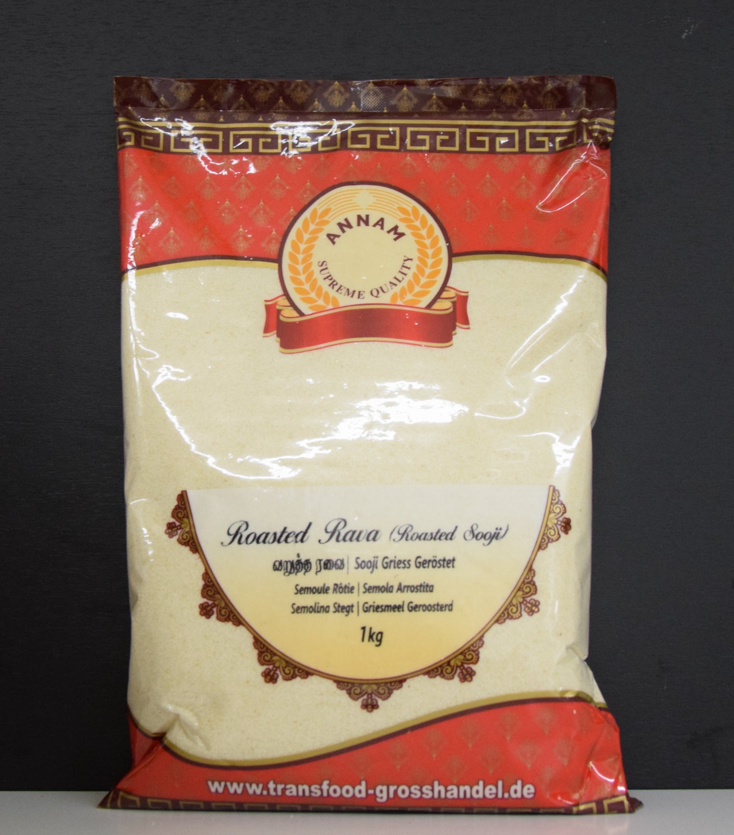 ANNAM ROASTED RAVA (SOOJI) 1 KG