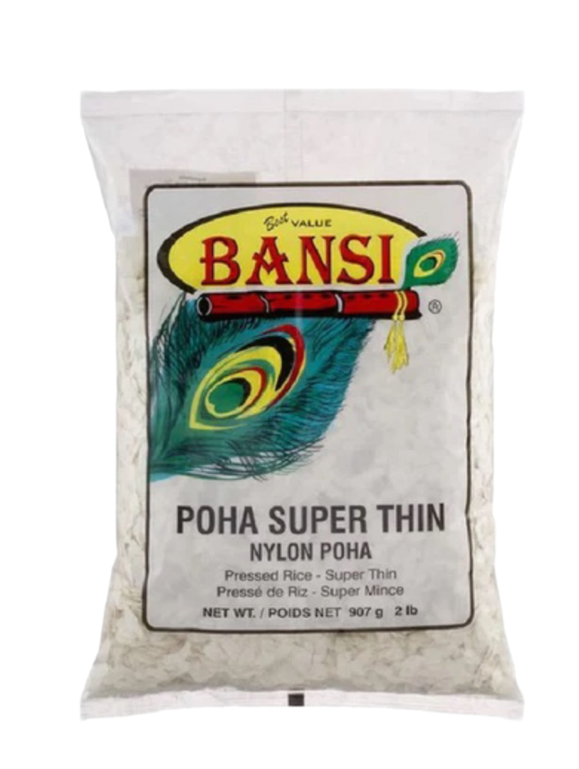 RICE FLAKES (POHA) SUPER THIN 907 GM - BANSI