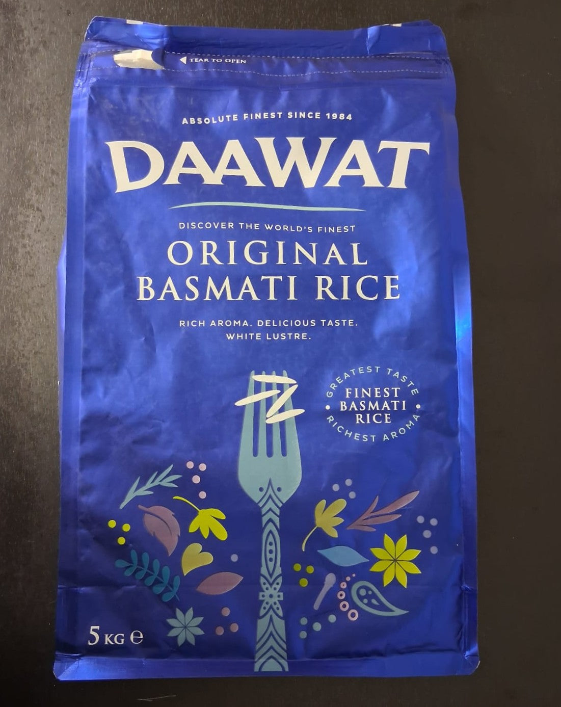 DAAWAT ORIGINAL BASMATI RICE 5 KG