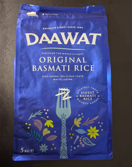 DAAWAT ORIGINAL BASMATI RICE 5 KG