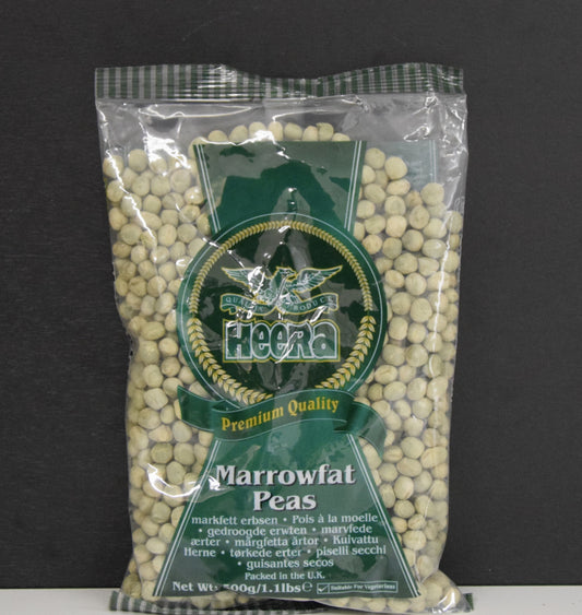 GREEN PEAS (WHOLE MARROWFAT) 500 GM - HEERA