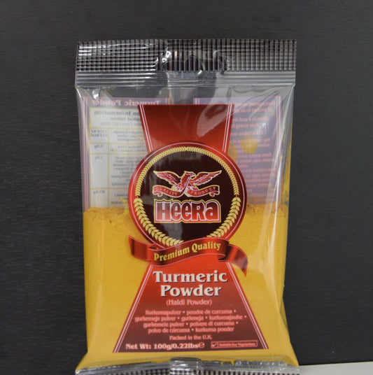 HALDI (TURMERIC) POWDER 100 GM - HEERA