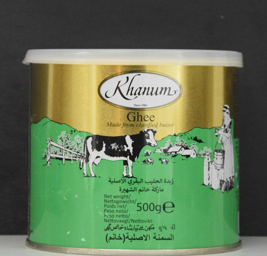 KHANUM PURE BUTTER GHEE 500 GM