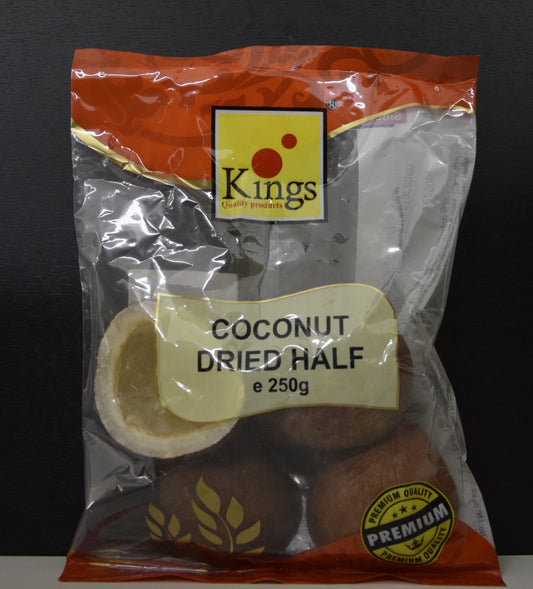 KINGS DRIED COCONUT HALF 250 GM