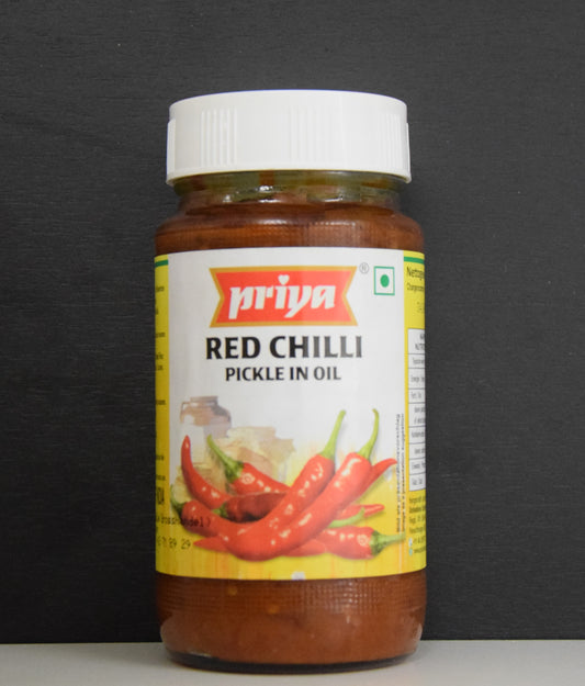 PRIYA RED CHILLI PICKLE (WITHOUT GARLIC) 300 GM