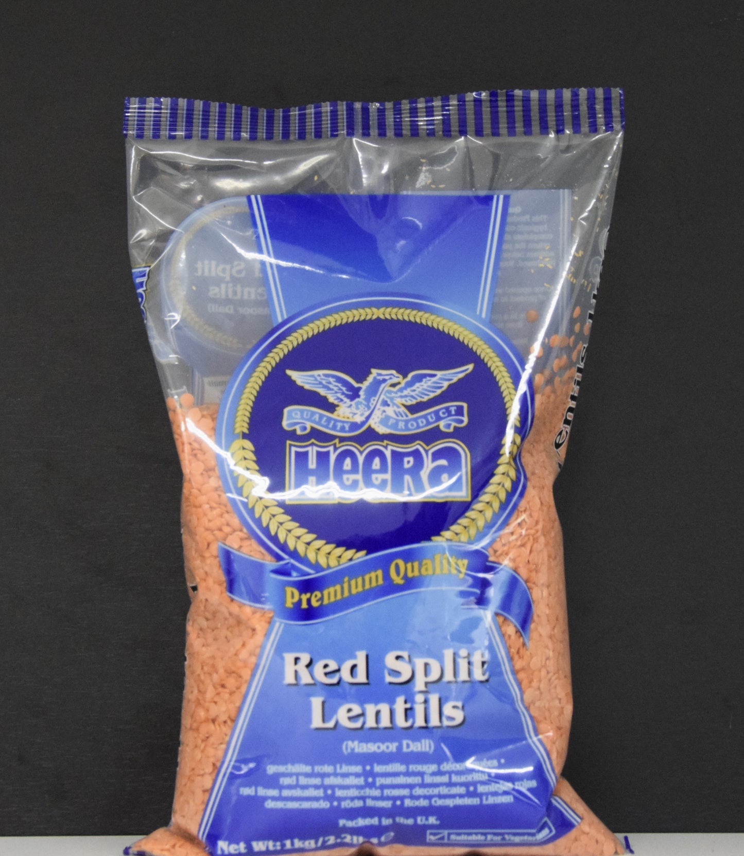 RED MASOOR DAL SPLIT 1 KG - HEERA