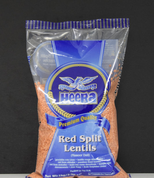 RED MASOOR DAL SPLIT 1 KG - HEERA