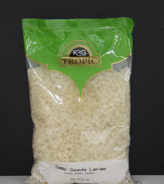 SAGO SEEDS (SABUDANA) LARGE 1.5 KG - KRG