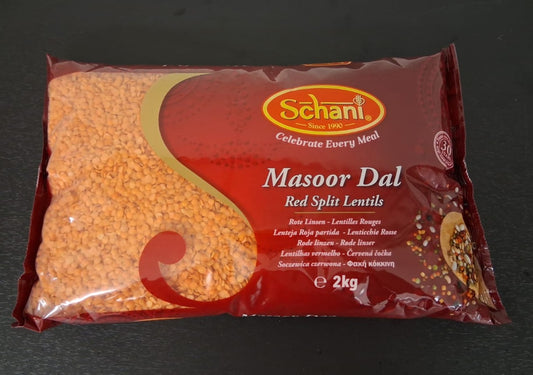 SCHANI RED LENTILS (MASOOR DAL) 2 KG