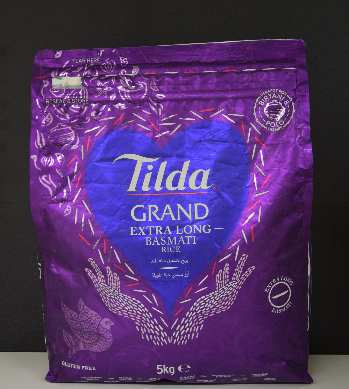 TILDA GRAND EXTRA LONG BASMATI RICE 5 KG